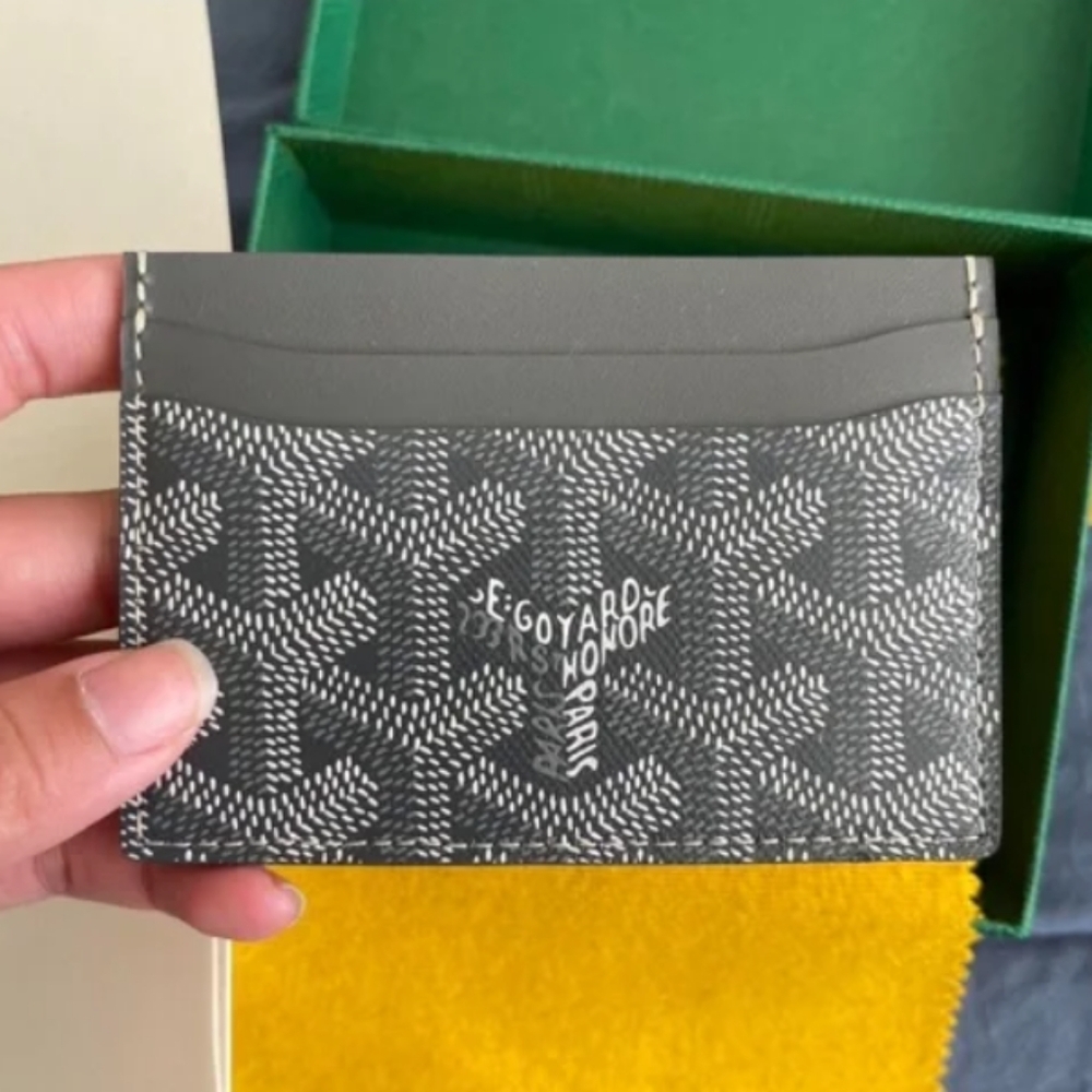 Goyard Grey Card Holder